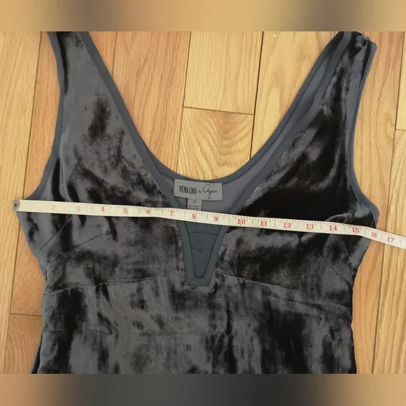 🌟HOST PICK NWT🌟NWOT STUNNING AQUA VENA CAVA VELVET COCKTAIL DRESS. SIZE : S - Picture 5 of 8